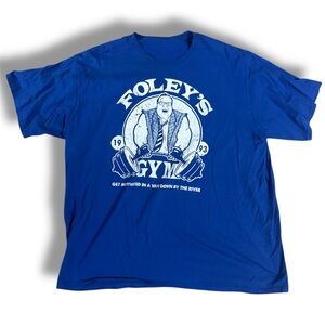 Men's Blue Graphic T-Shirt